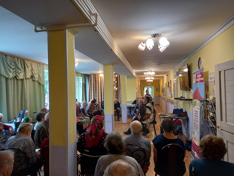 «Волшебный аккордеон» Сергея Лихачева в пансионате «Невская Дубровка» «Волшебный аккордеон» Сергея Лихачева в пансионате «Невская Дубровка»